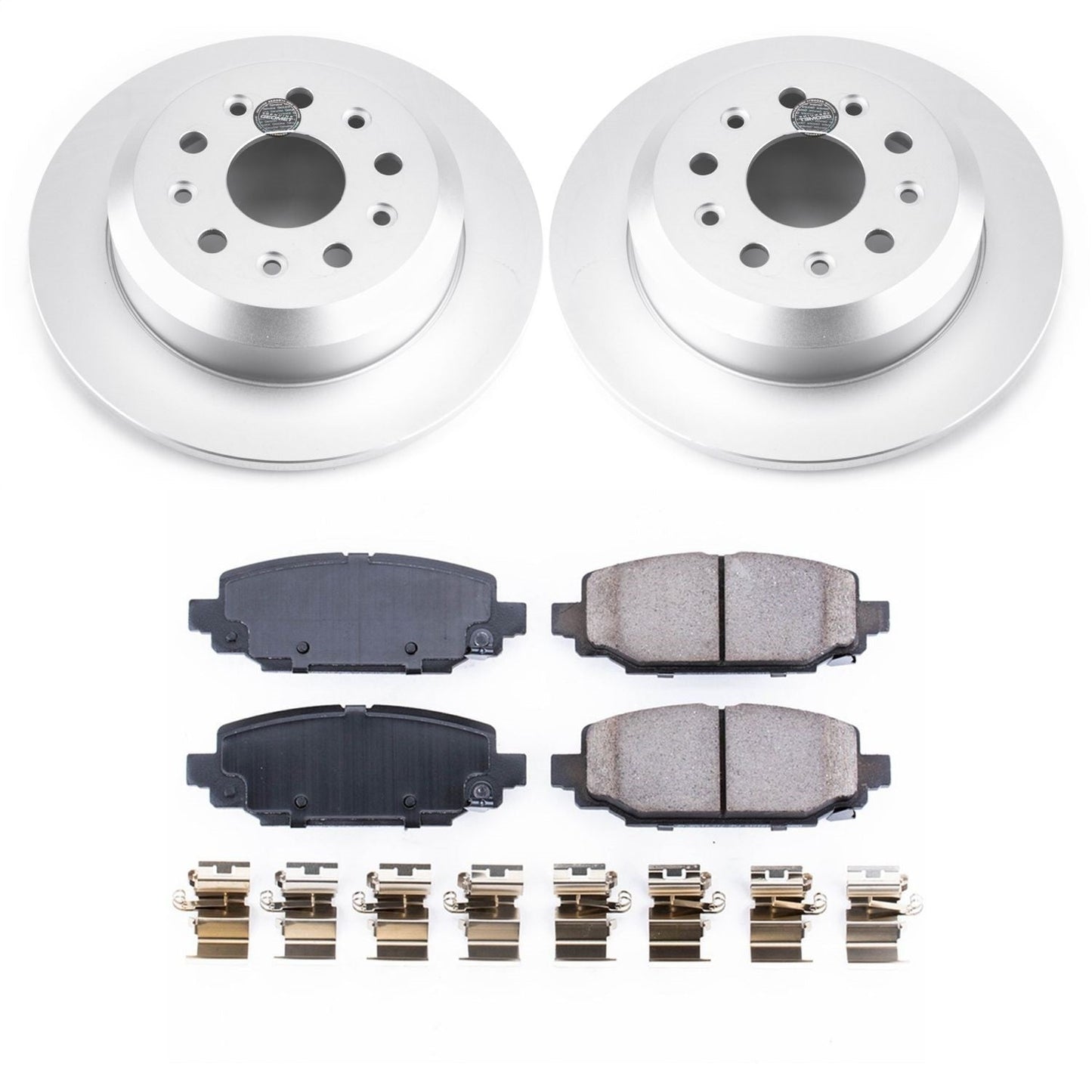 PowerStop Rear Z17 Evolution Geomet Coated Brake Kit | Jeep Wrangler (18-19) (CRK7943)