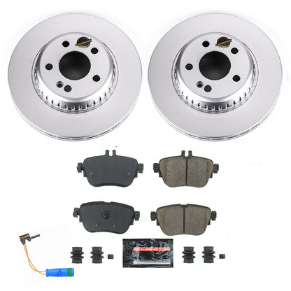 PowerStop Z23 Evolution Sport Coated Rear Brake Kit | Mercedes-Benz E300 (17-19) (CRK7968)