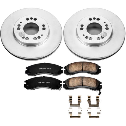 PowerStop Front Z17 Evolution Geomet Coated Brake Kit | Dodge Stealth (91-96) (CRK798)