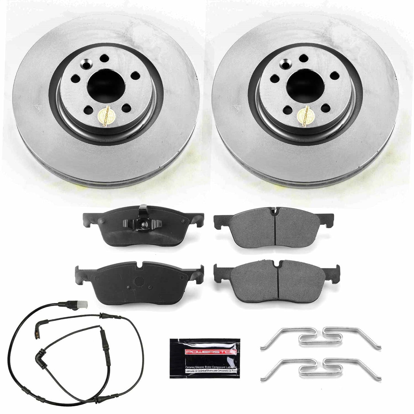 PowerStop Z23 Evolution Sport Coated Front Brake Kit | Land Rover Discovery Sport (15-19) (CRK7991)