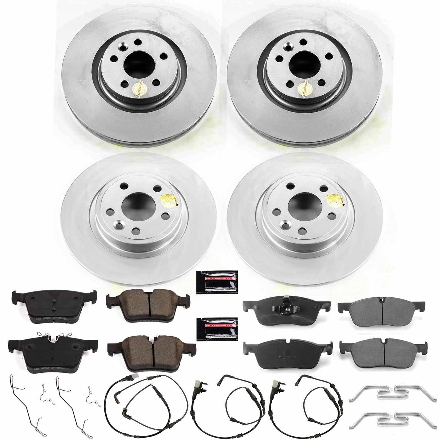 PowerStop Front & Rear Z23 Evolution Sport Coated Brake Kit | Land Rover Discovery Sport (15-17) (CRK7993)