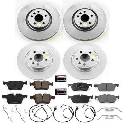 PowerStop Front & Rear Z23 Evolution Sport Coated Brake Kit | Land Rover Discovery Sport (15-17) (CRK7993)
