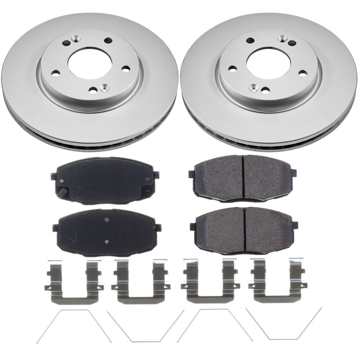 PowerStop Front Z17 Evolution Geomet Coated Brake Kit | Kia Soul (17-19) (CRK8007)