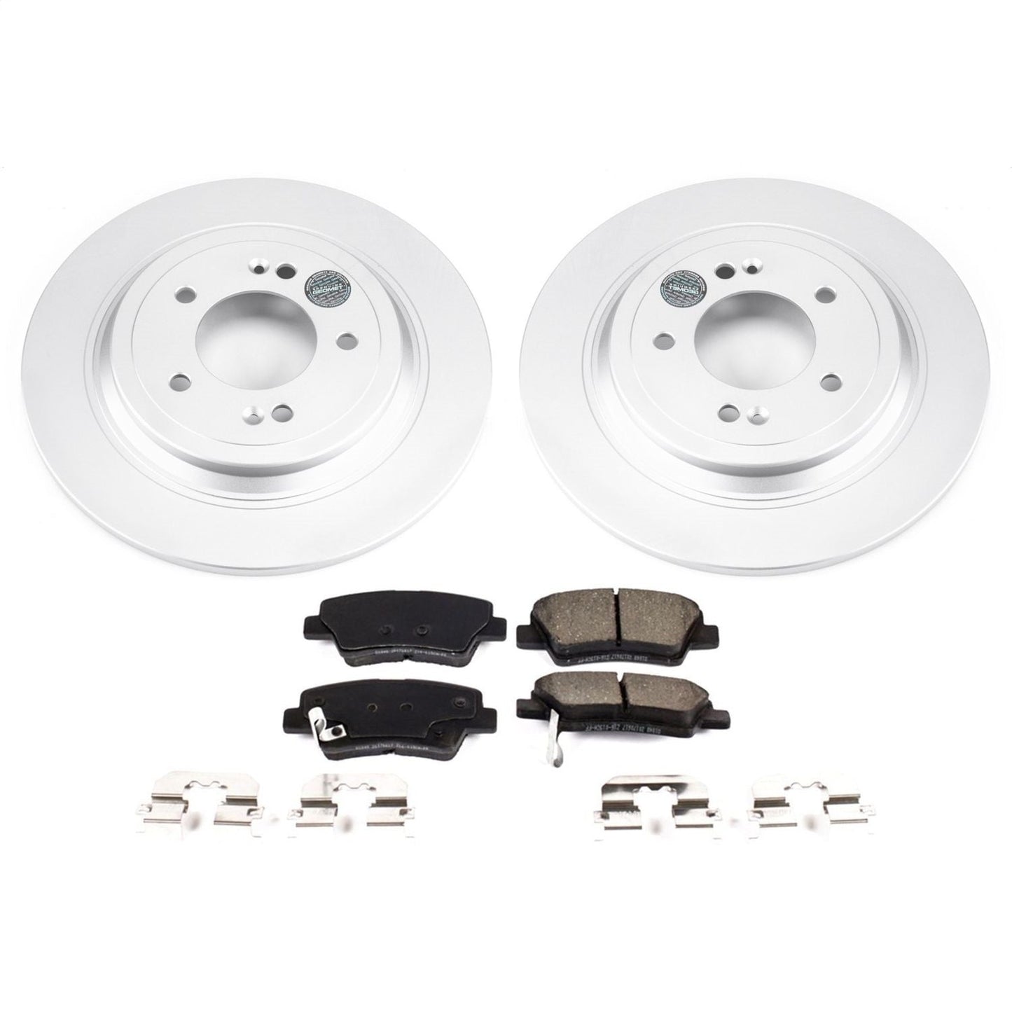 PowerStop Rear Z17 Evolution Geomet Coated Brake Kit | Kia Sportage (17-18) (CRK8016)