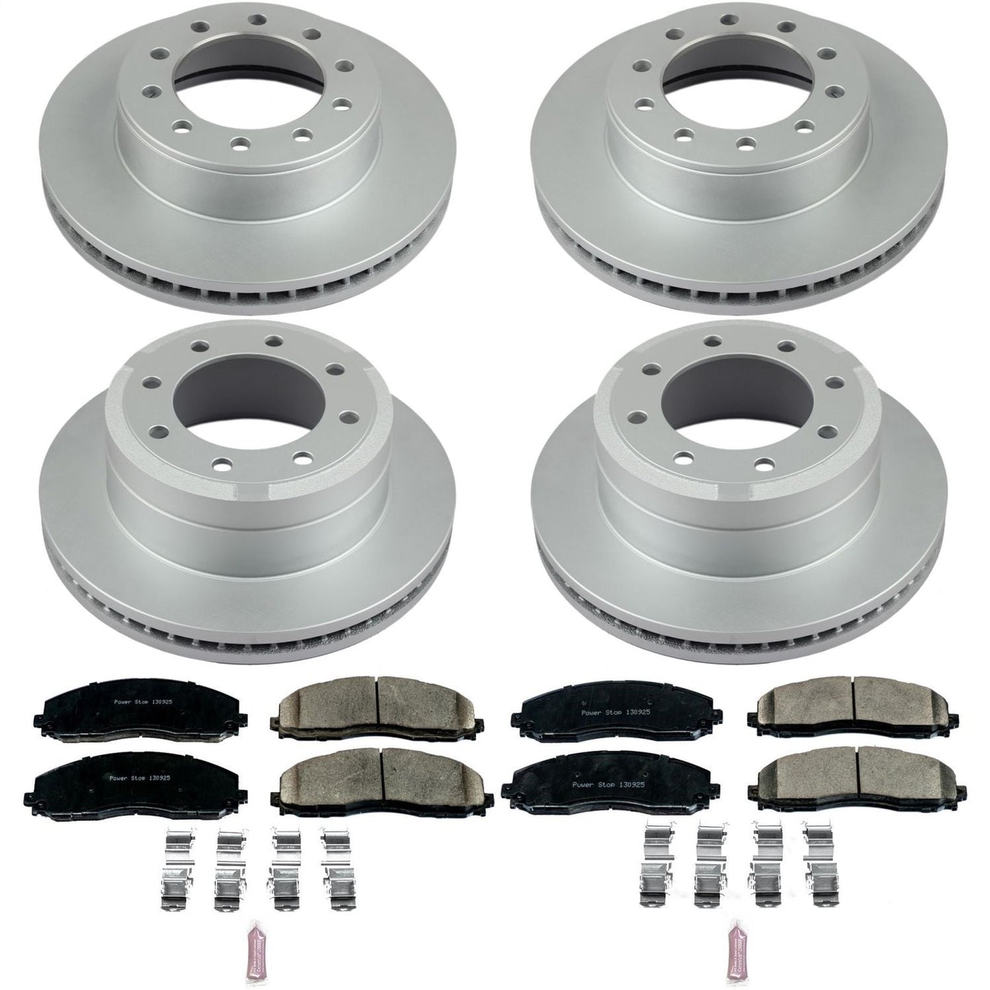 PowerStop Front & Rear Z2017 Coated Brake Kit | Ford F-350 Super Duty (16) (CRK8028)