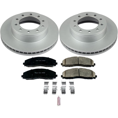 PowerStop Front Z17 Coated Brake Kit | Ford F-350 Super Duty (16) (CRK8029)