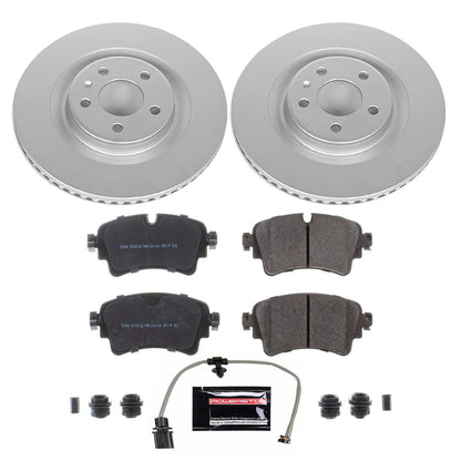 PowerStop Rear Z23 Evolution Sport Coated Brake Kit | Audi Q5 (18) (CRK8043)