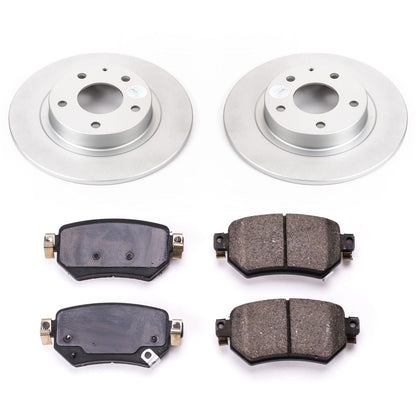 PowerStop Rear Z17 Evolution Geomet Coated Brake Kit | Mazda 6 (16-18) (CRK8068)