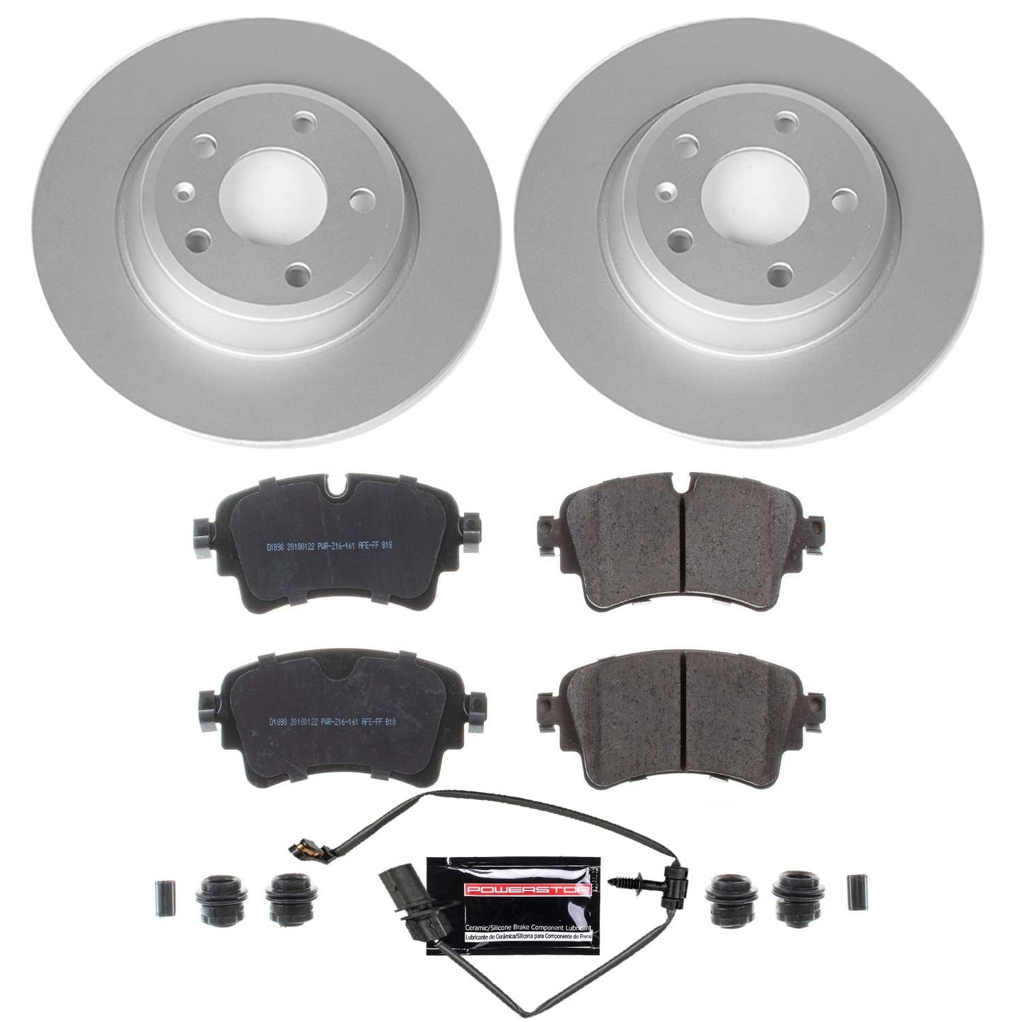 PowerStop Rear Z23 Evolution Sport Coated Brake Kit | Audi A4 (2019) (CRK8091)