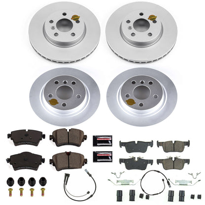 PowerStop Front & Rear Z23 Evolution Sport Coated Brake Kit | Mini Cooper Clubman (16-19) (CRK8105)