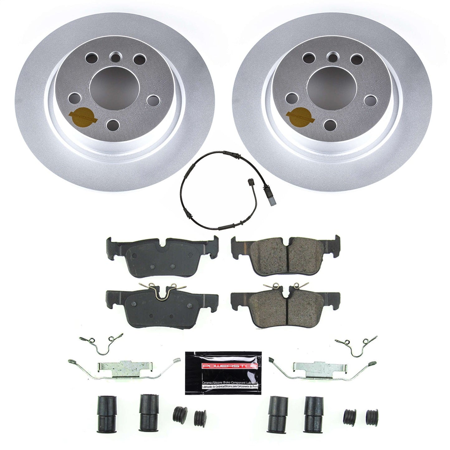 PowerStop Rear Z23 Evolution Sport Coated Brake Kit | Mini Cooper Clubman (16-19) (CRK8111)