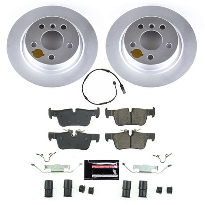 PowerStop Rear Z23 Evolution Sport Coated Brake Kit | Mini Cooper Clubman (16-19) (CRK8111)