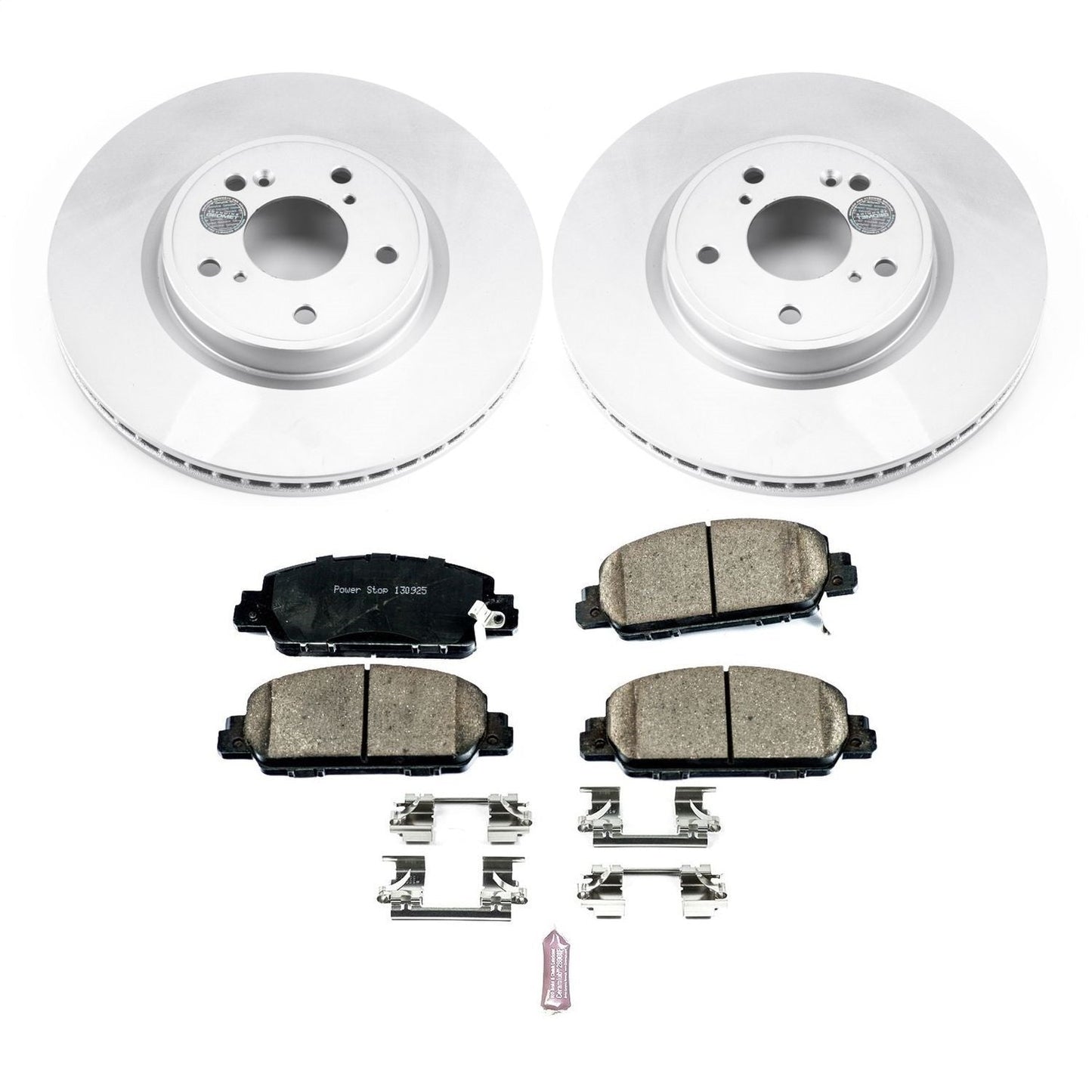 PowerStop Front Z17 Evolution Geomet Coated Brake Kit | Honda Accord (18-19) (CRK8165)