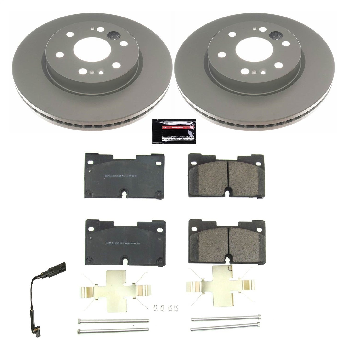 PowerStop Front Z17 Evolution Geomet Coated Brake Kit | Chevrolet Silverado 1500 (19) (CRK8172)