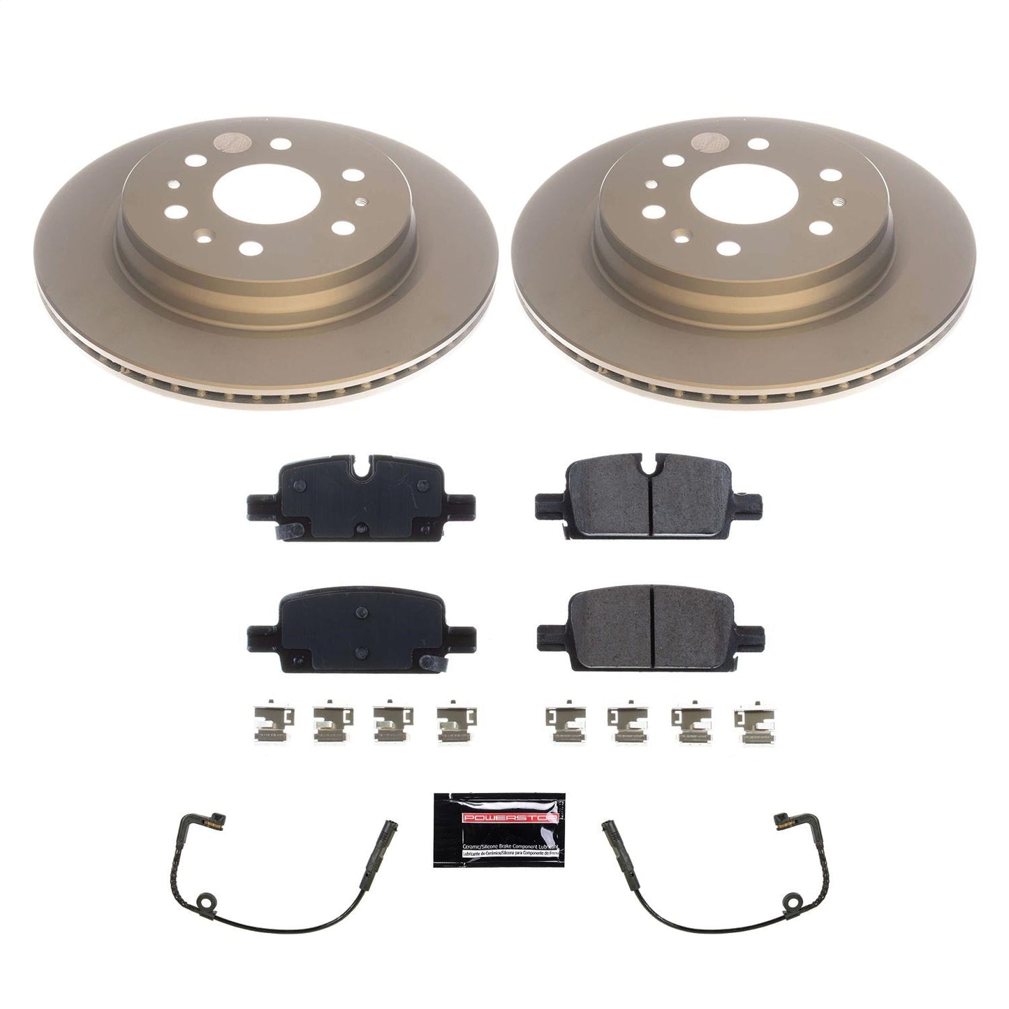 PowerStop Rear Z17 Evolution Geomet Coated Brake Kit | Chevrolet Silverado 1500 (19) (CRK8173)