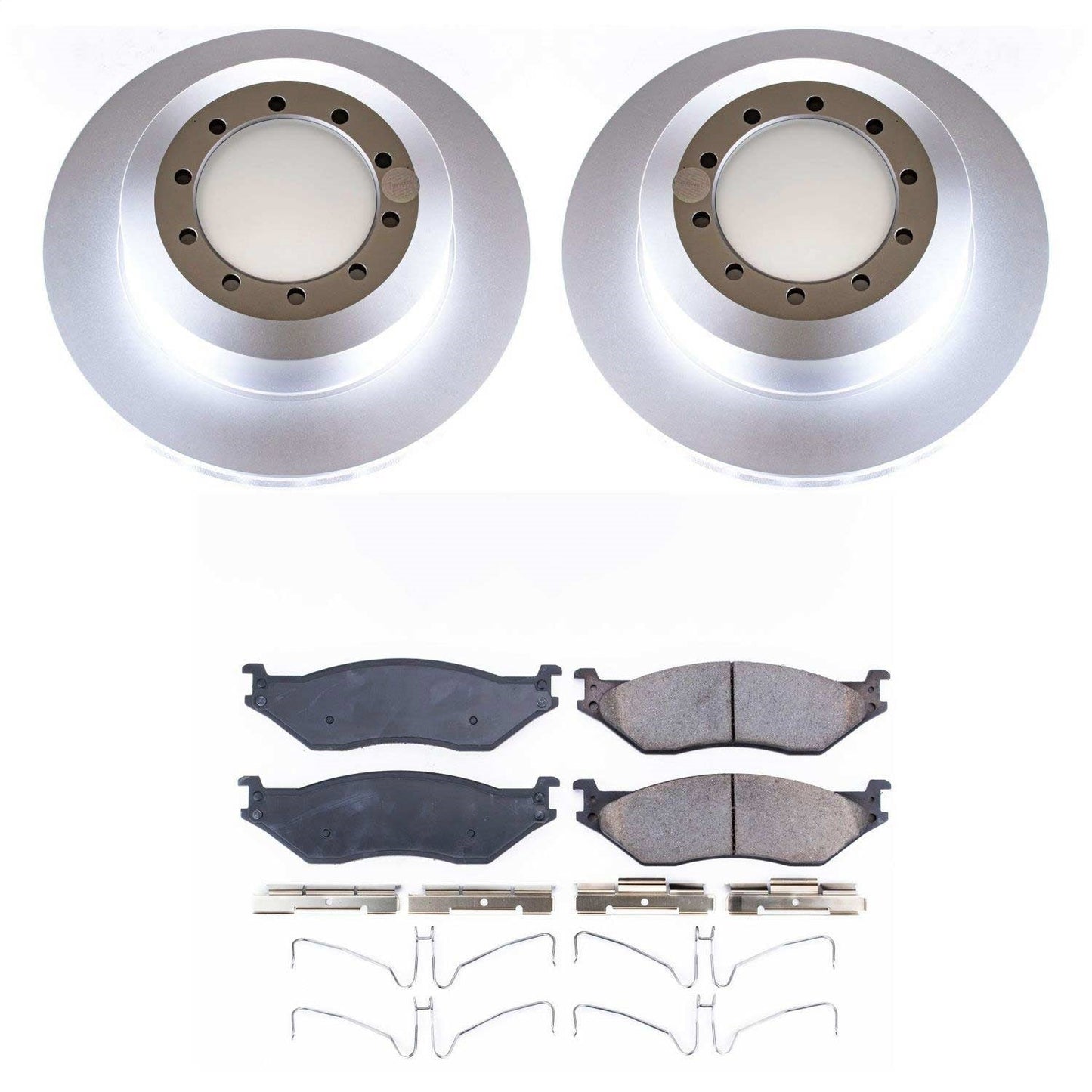 PowerStop Front & Rear Z17 Coated Brake Kit | Ford F59 (15-19) (CRK8177)