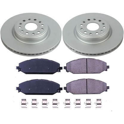PowerStop Front Z17 Coated Brake Kit | Ram 1500 (19-22) (CRK8183)