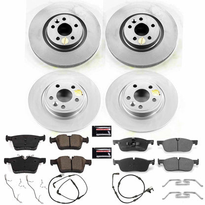 PowerStop Front & Rear Z23 Evolution Sport Coated Brake Kit | Land Rover Discovery Sport (18-19) (CRK8198)