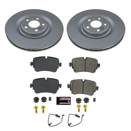 PowerStop Rear Z23 Coated Brake Kit | Audi A8 Quattro (19-20) (CRK8221)