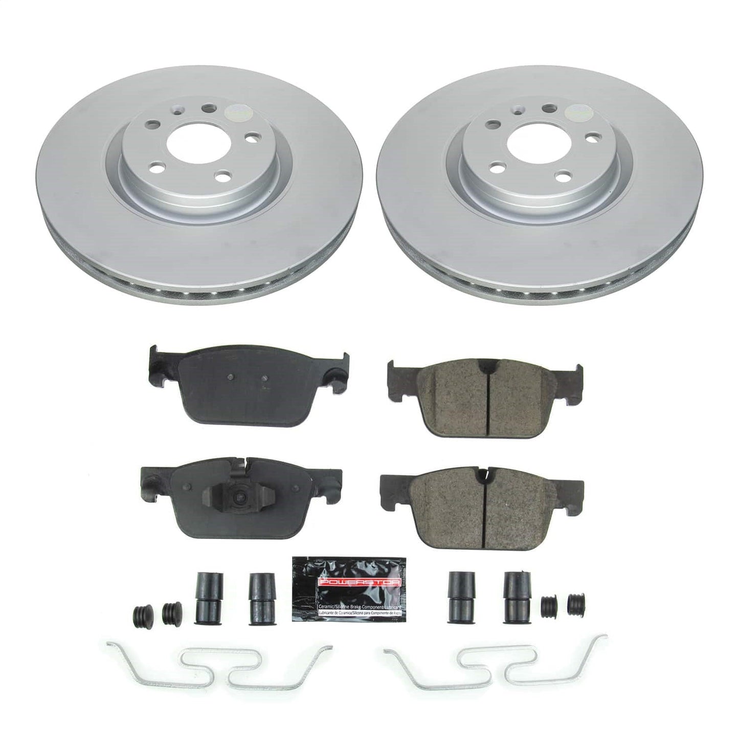 PowerStop Front Z23 Coated Brake Kit | Volvo S60 (19-21) (CRK8227)