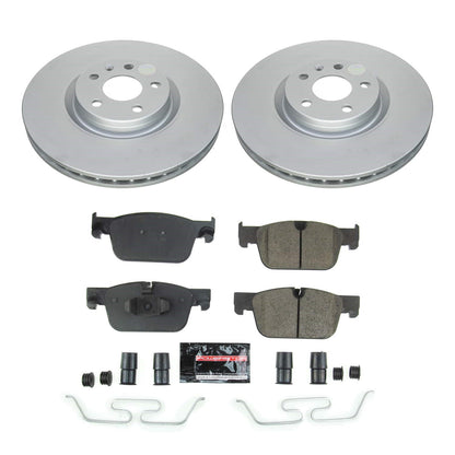 PowerStop Front Z23 Coated Brake Kit | Volvo S60 (19-21) (CRK8227)