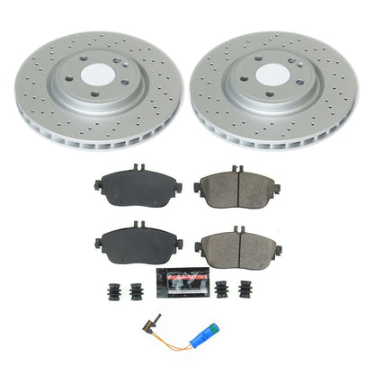 PowerStop Front Z17 Evolution Geomet Coated Brake Kit | Infiniti QX30 (17-19) (CRK8266)