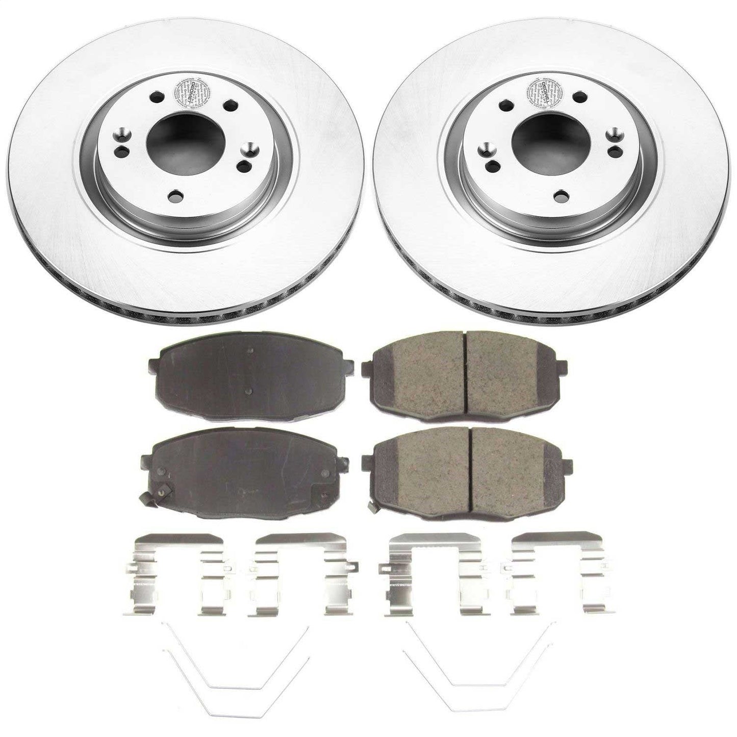 PowerStop Front Z17 Coated Brake Kit | Hyundai Nexo (19-21) (CRK8271)