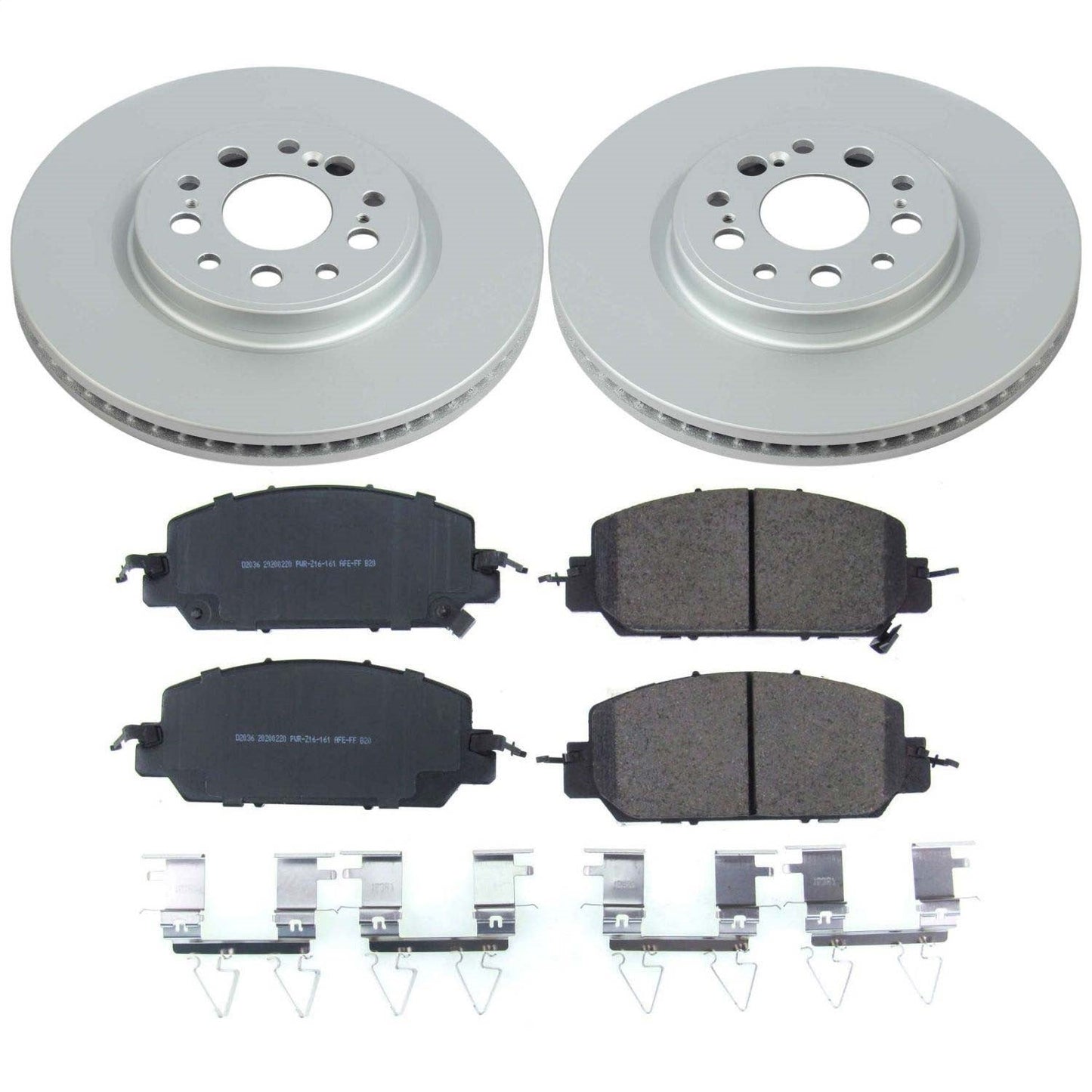PowerStop Front Z17 Evolution Geomet Coated Brake Kit | Honda Clarity (17-19) (CRK8295)