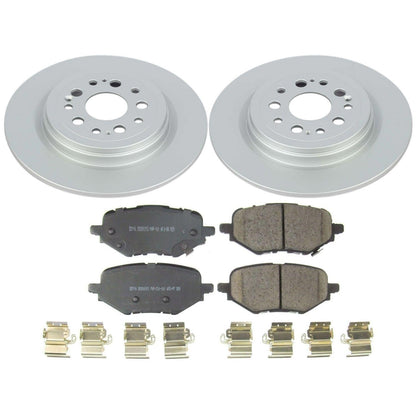 PowerStop Rear Geomet Coated Brake Kit | Honda Clarity (17-19) (CRK8296)