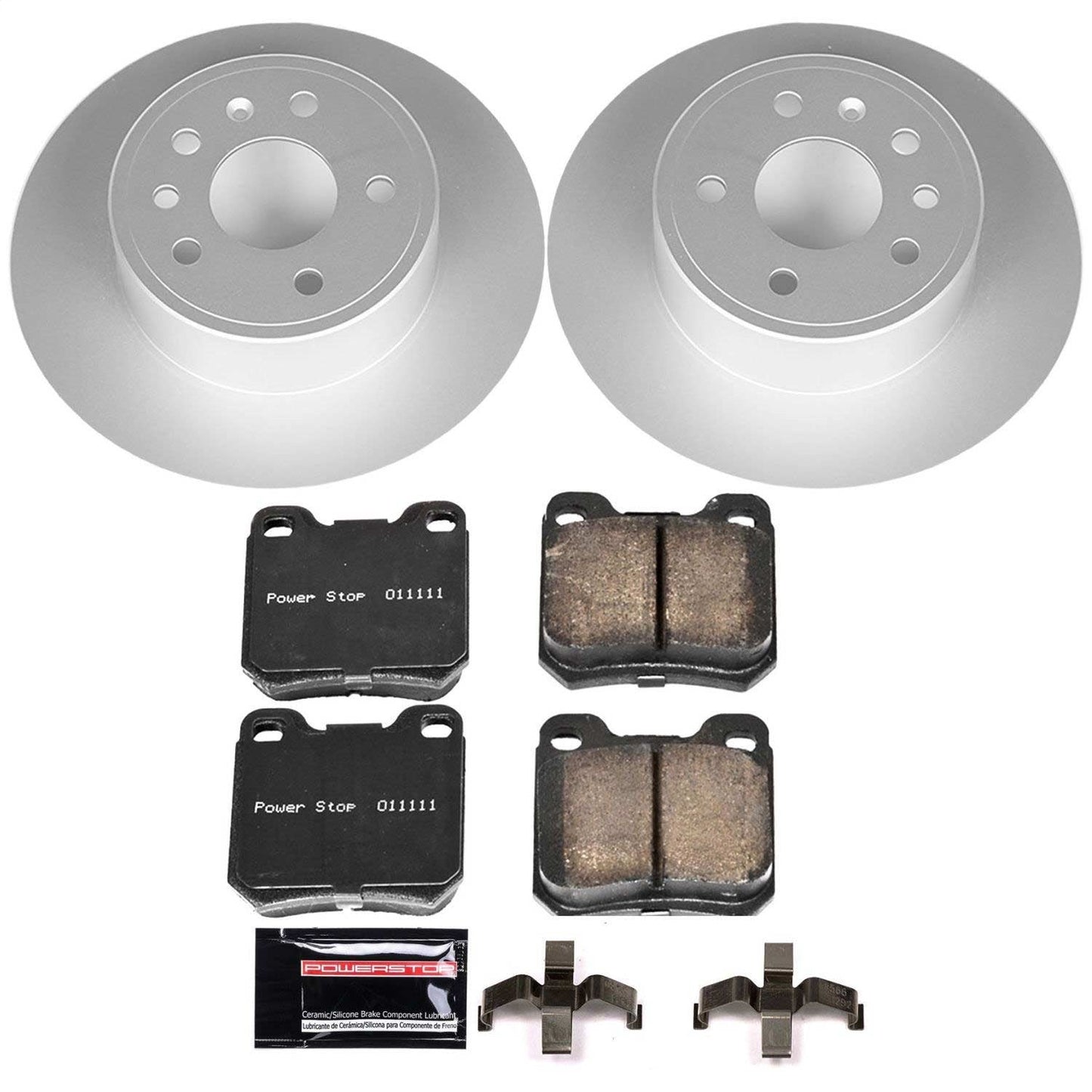 PowerStop Rear Z23 Evolution Sport Coated Brake Kit | Saab 9-3 (99-03) (CRK831)