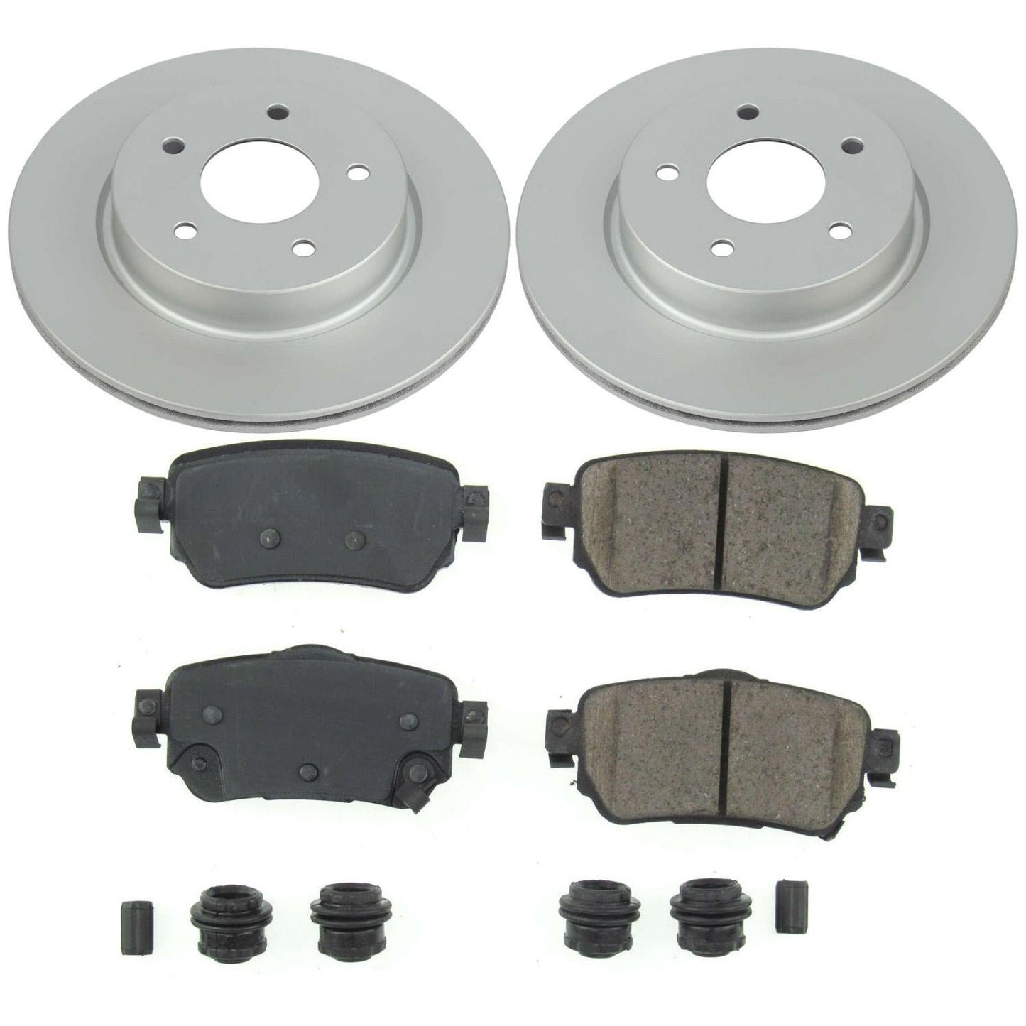PowerStop Rear Z17 Evolution Geomet Coated Brake Kit | Nissan Leaf (18-19) (CRK8313)