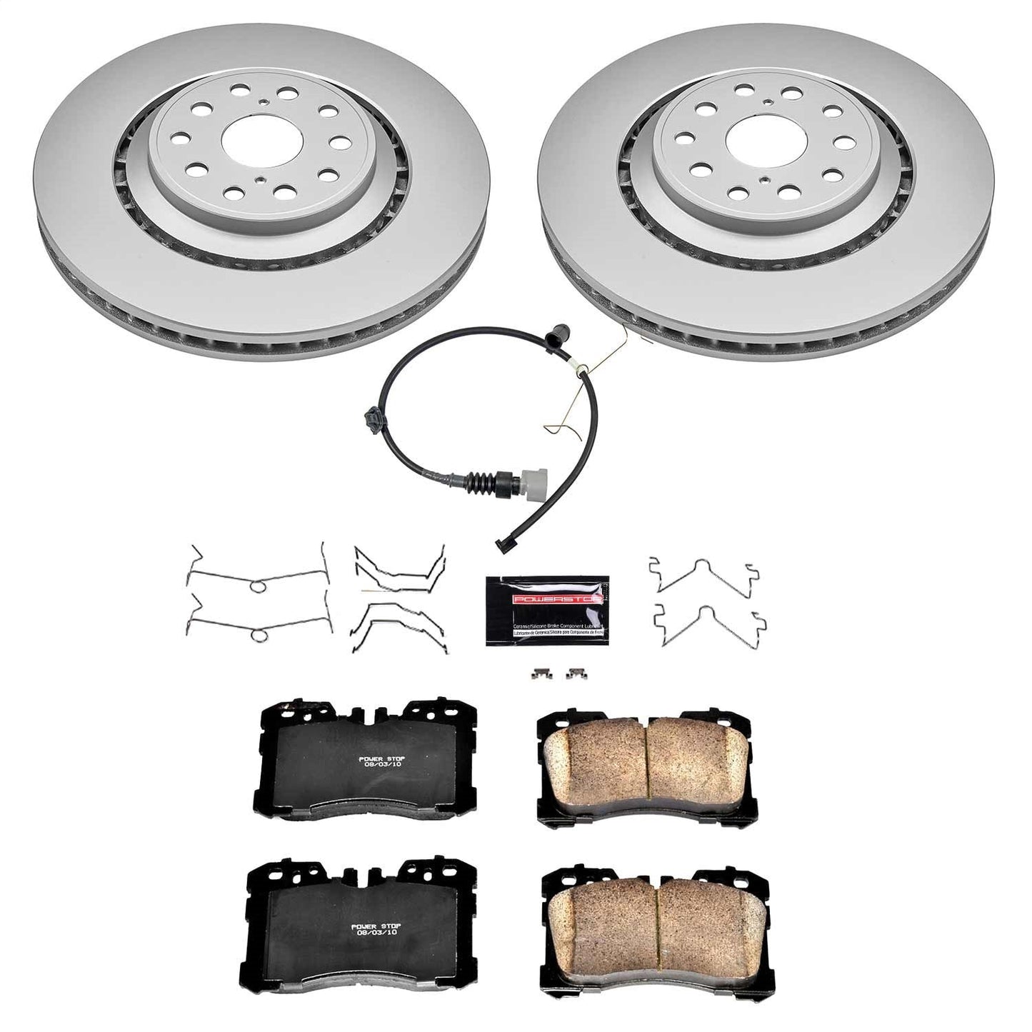 PowerStop Z17 Evolution Geomet Coated Front Brake Kit | Lexus LS500 (18-19) (CRK8320)