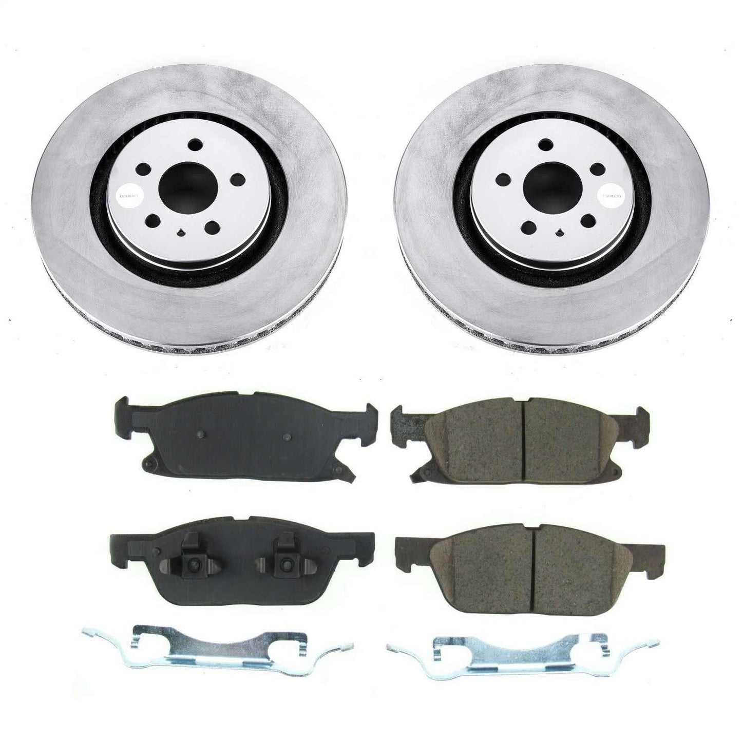 PowerStop Z17 Evolution Geomet Coated Front Brake Kit | Ford Edge (19) (CRK8321)