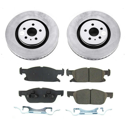 PowerStop Z17 Evolution Geomet Coated Front Brake Kit | Ford Edge (19) (CRK8321)