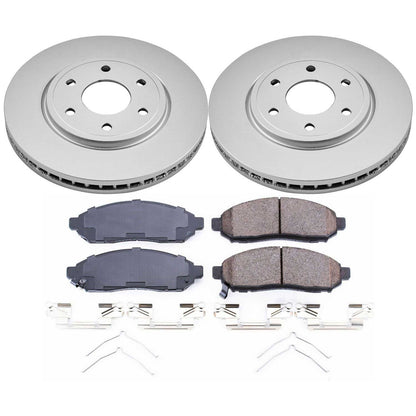 PowerStop Front Z17 Evolution Geomet Coated Brake Kit | Nissan Frontier (19) (CRK8324)