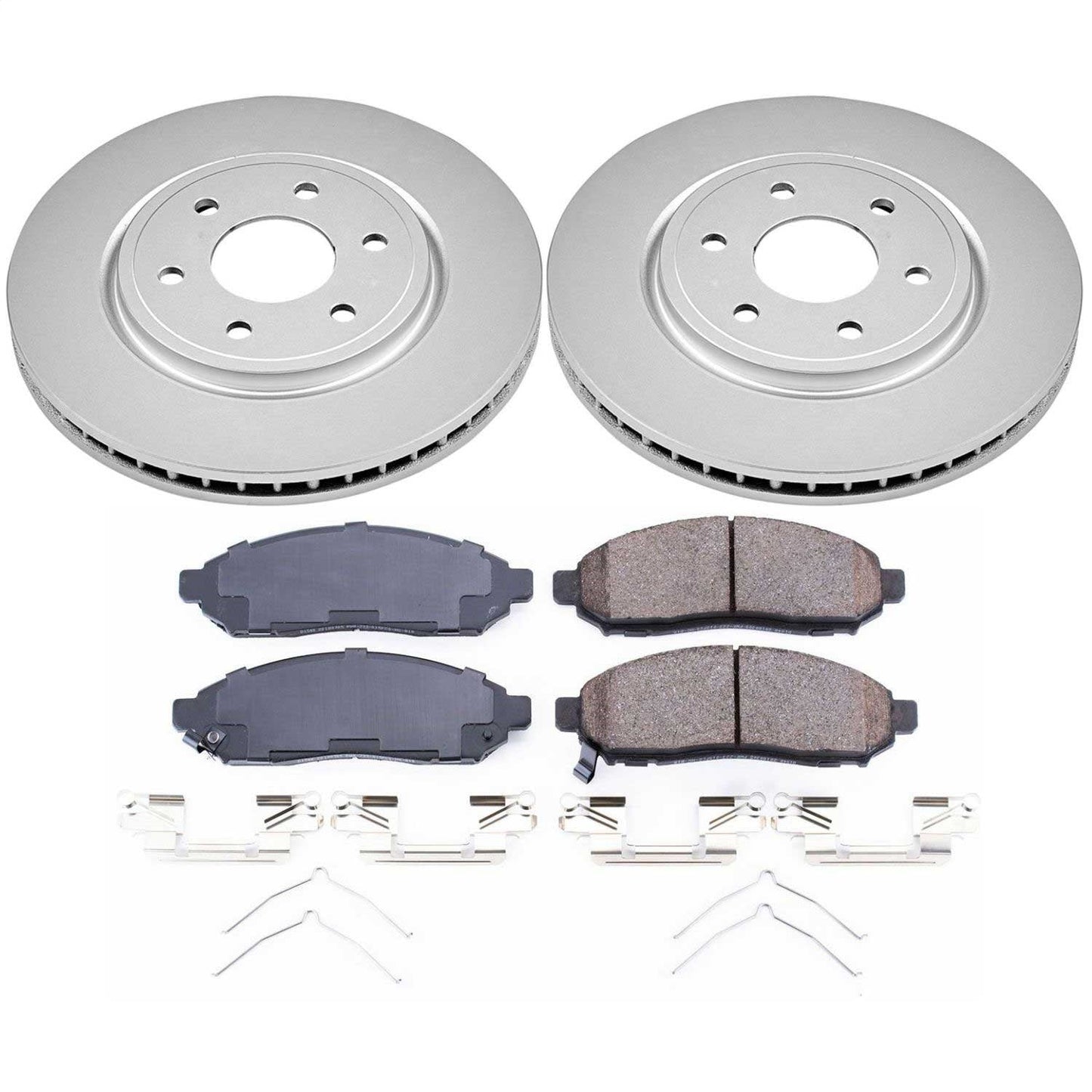 PowerStop Front Z17 Evolution Geomet Coated Brake Kit | Nissan Frontier (19) (CRK8325)