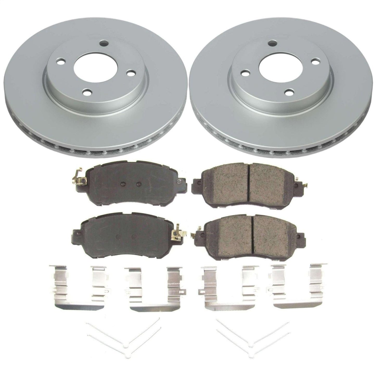 PowerStop Front Z17 Evolution Geomet Coated Brake Kit | Nissan Kicks (18-19) (CRK8326)