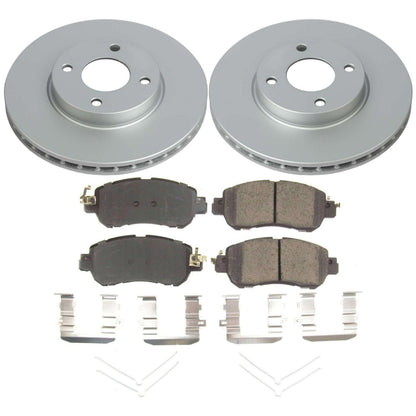 PowerStop Front Z17 Evolution Geomet Coated Brake Kit | Nissan Kicks (18-19) (CRK8326)