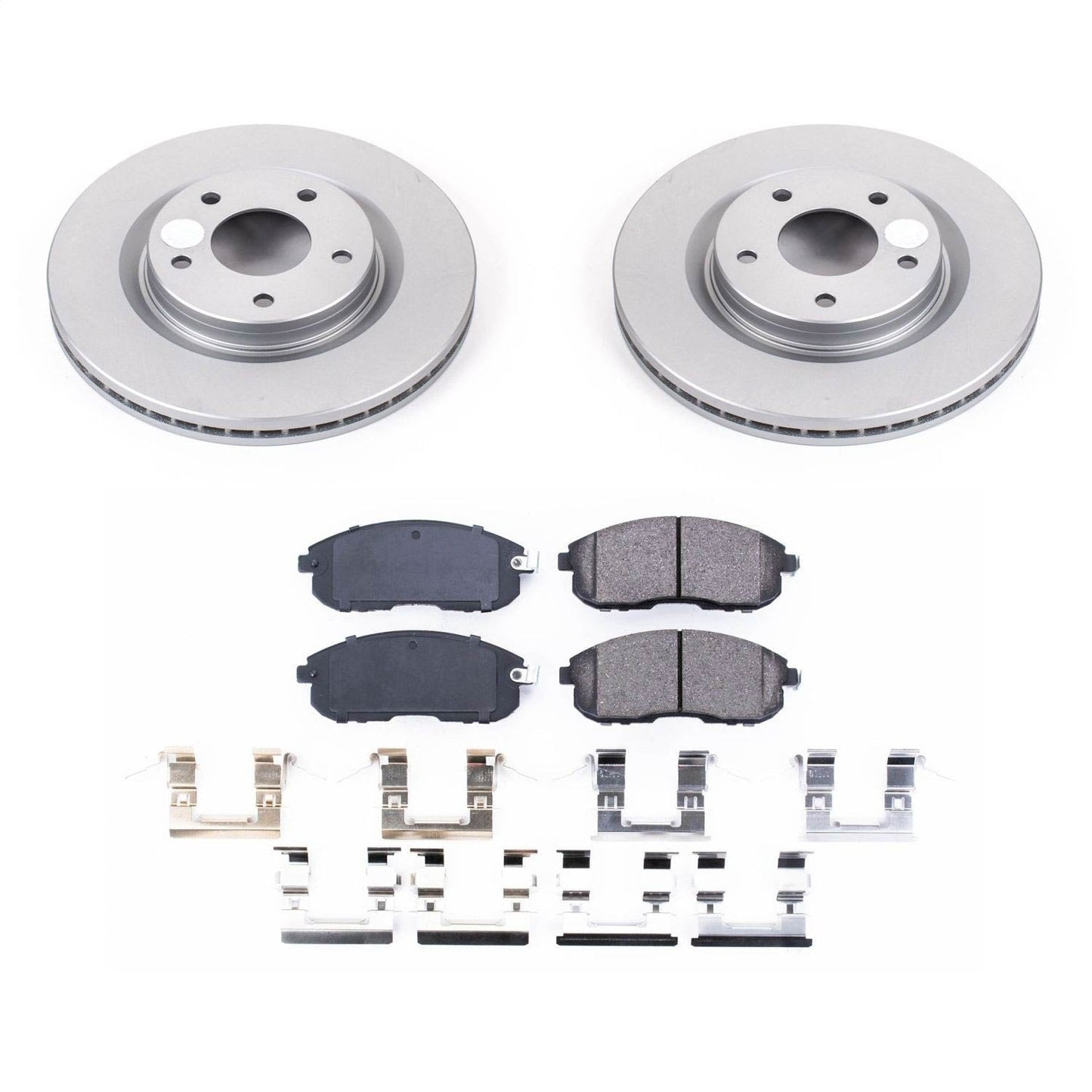 PowerStop Front Z17 Evolution Geomet Coated Brake Kit | Nissan Sentra (19) (CRK8327)