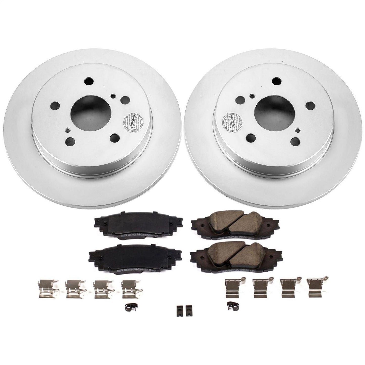 PowerStop Rear Z17 Evolution Geomet Coated Brake Kit | Lexus ES350 (19) (CRK8333)