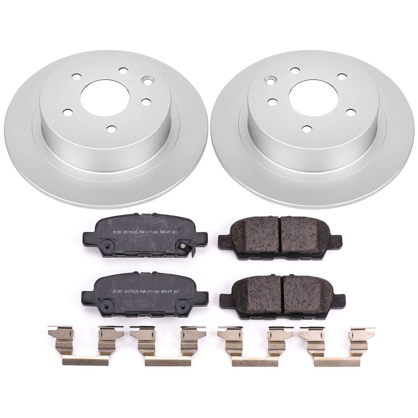 PowerStop Rear Z17 Evolution Geomet Coated Brake Kit | Nissan Sentra (19) (CRK8335)