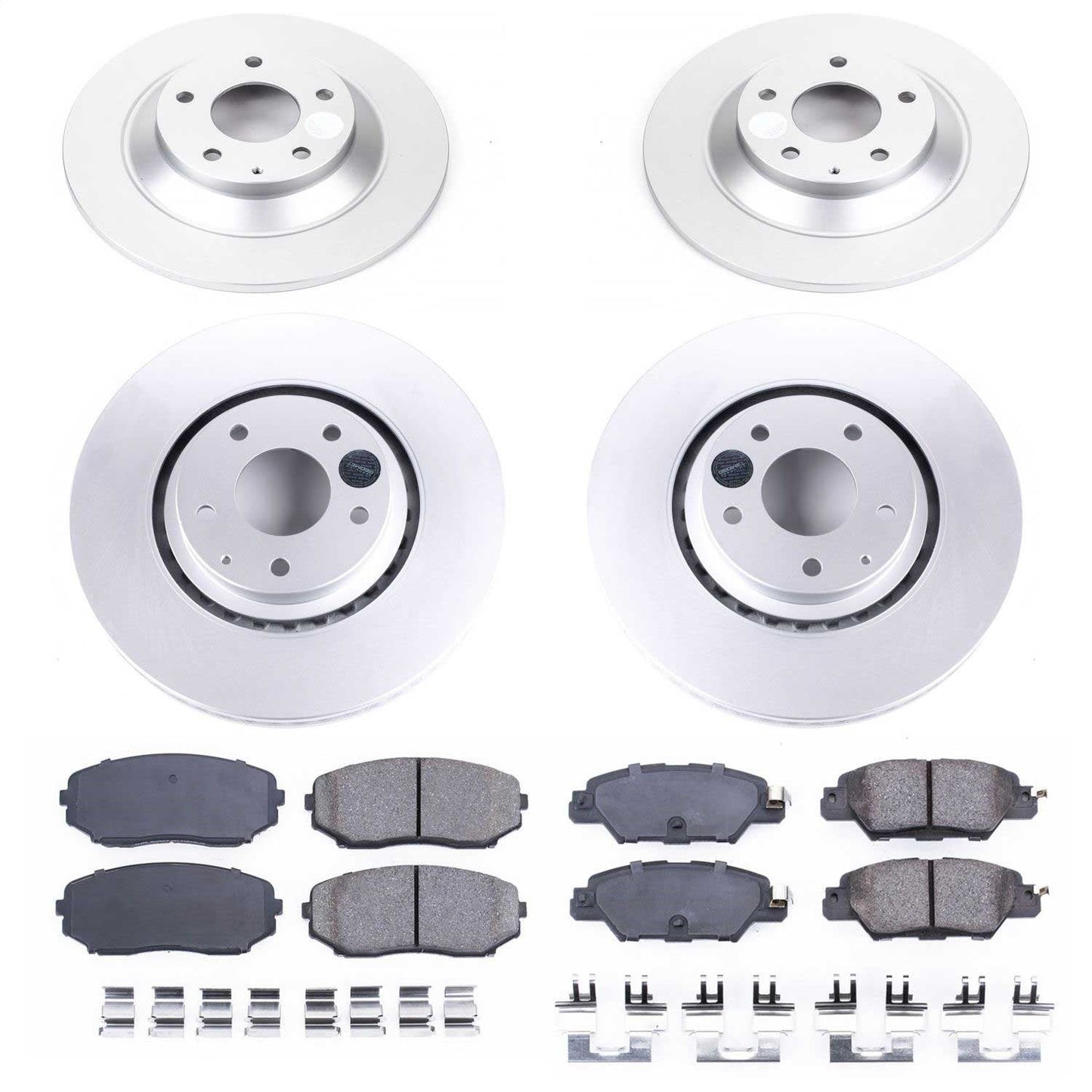 PowerStop Front & Rear Z17 Evolution Geomet Coated Brake Kit | Mazda CX-5 (19) (CRK8351)