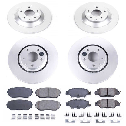 PowerStop Front & Rear Z17 Evolution Geomet Coated Brake Kit | Mazda CX-5 (19) (CRK8351)