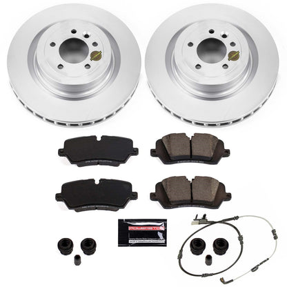 PowerStop Rear Z23 Evolution Sport Coated Brake Kit | Land Rover Range Rover Sport (19) (CRK8385)