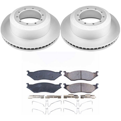 PowerStop Front & Rear Z17 Coated Brake Kit | Ford LCF (06-09) (CRK8395)