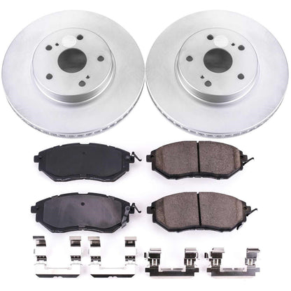 PowerStop Front Z17 Evolution Geomet Coated Brake Kit | Subaru Legacy (15) (CRK8404)