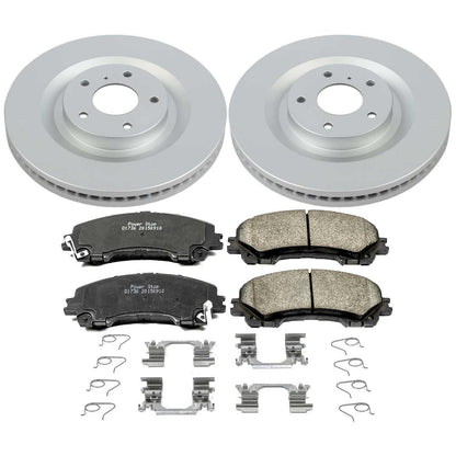 PowerStop Front Z17 Evolution Geomet Coated Brake Kit | Infiniti QX50 (19) (CRK8415)