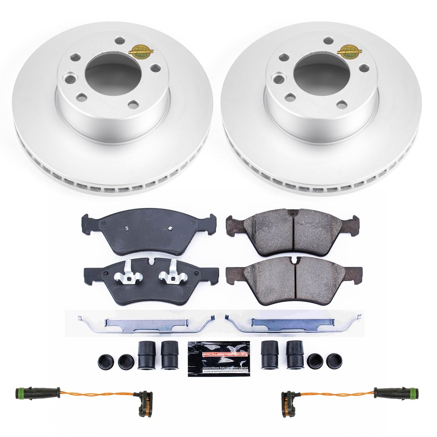 PowerStop Front Z17 Evolution Geomet Coated Brake Kit | Mercedes-Benz G55 AMG (05-10) (CRK8420)