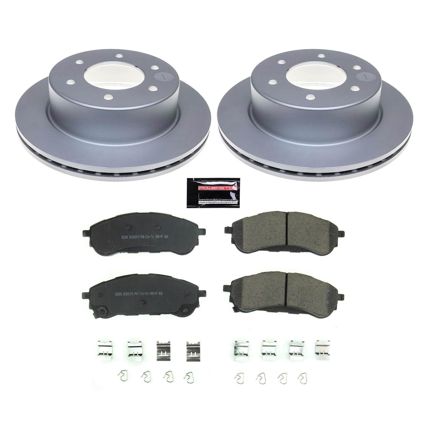 PowerStop Rear Z17 Evolution Geomet Coated Brake Kit | Ford Ranger (19-21) (CRK8430)