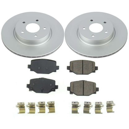 PowerStop Rear Z17 Evolution Geomet Coated Brake Kit | Infiniti QX50 (19) (CRK8432)